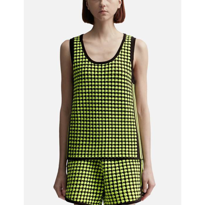 アディダス Adidas Originals 【 Wales Bonner Knit Vest Unisex Semi Frozen Yellow / Night Brown 】 編み物 限りない ユニ一発やる yellow 黄味がかった・黄み ナイト爵 赤銅色 赤銅色 ベスト・ジレ-レディースファッション