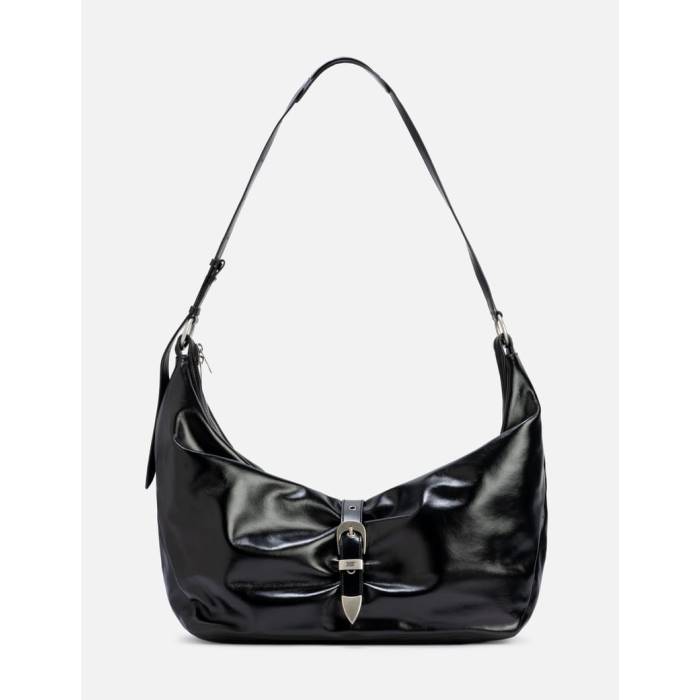 Margesherwood 【 Belted Hobo Women Black Glossy Plain 】 レディース 黒色 ブラック｜スニケス 50,340円