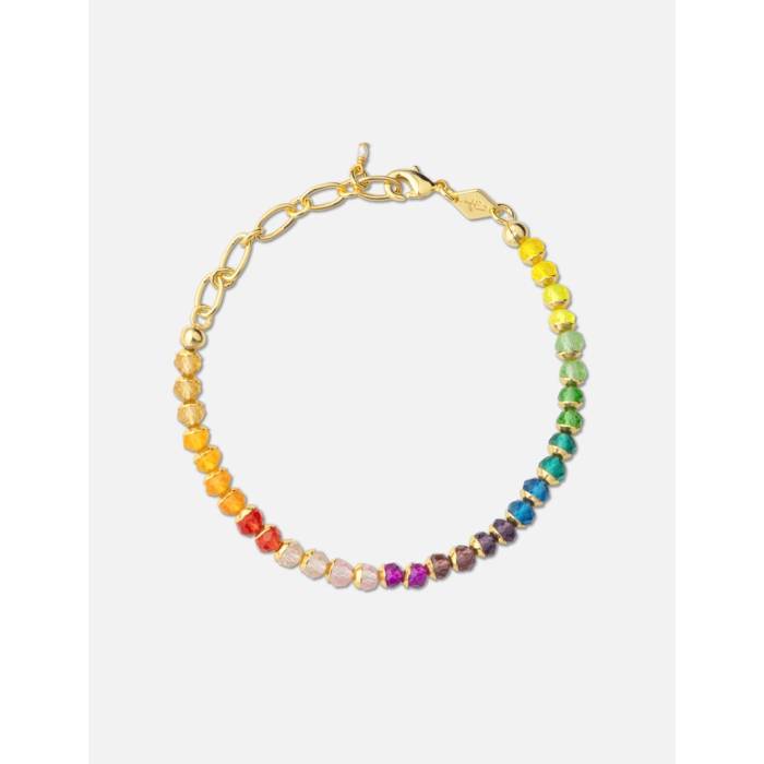 Anni Lu 【 Tennis Kinda Bracelet Women Gold 】 テニス ブレスレット レディース ゴールド