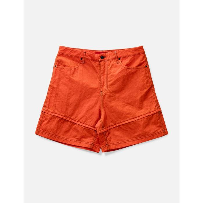Eckhaus Latta 【 Mobile Zip Shorts Men Orange 】 ショーツ メンズ orange 橙・オレンジ