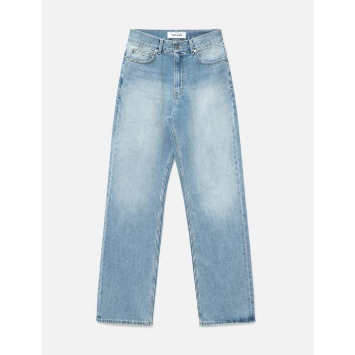 Tonywack 【 Slim Straight Denim Jeans Men Light Blue 】 slim か細い ジーンズ デニム メンズ 青味 青み