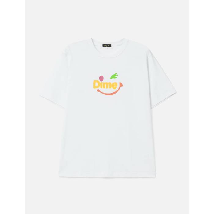 Dime 【 Winky T-Shirt Men White 】 Tシャツ メンズ 白色 ホワイト｜スニケス