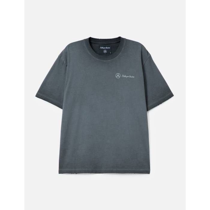 Kidsuper 【 X Mercedes Benz Washed Tee Men Washed Black 】 メルセデス Tシャツ メンズ 黒色 ブラック