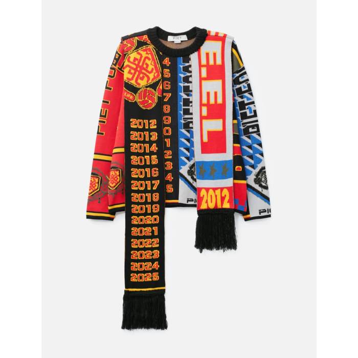 Piet 【 Scarves Knitted Sweater Men Multicolor 】 スカーフ トレーナー メンズ