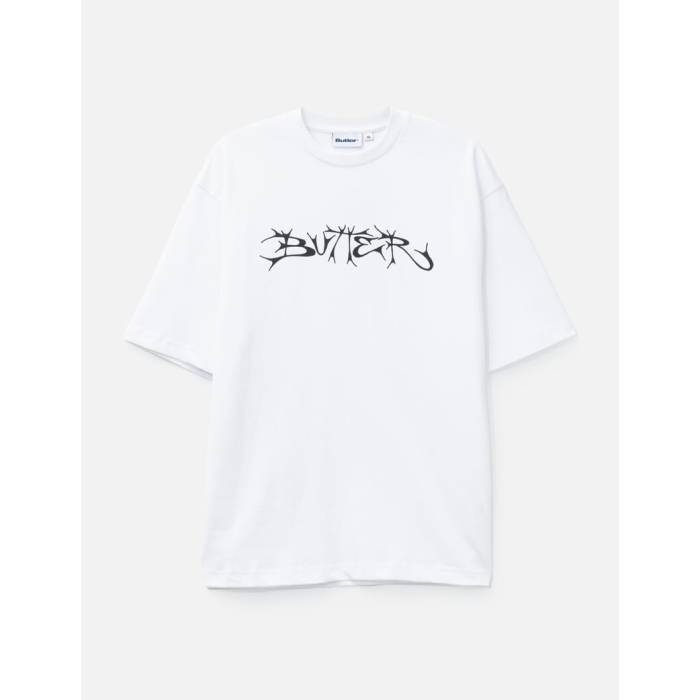 Butter Goods 【 Scrawling T-Shirt Men White 】 ティーシャツ メンズ 白いこと 白いこと