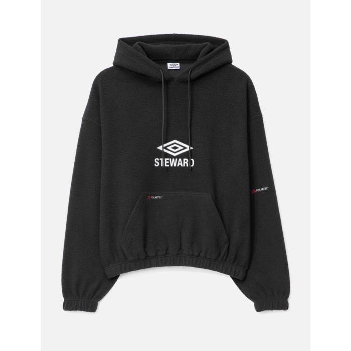 アンブロ Umbro 【 X Slam Jam Steward Polartec Fleece Masked Hoodie Men Dark Grey 】 ジャム フリース フーディー パーカー メンズ 灰色 グレー｜スニケス