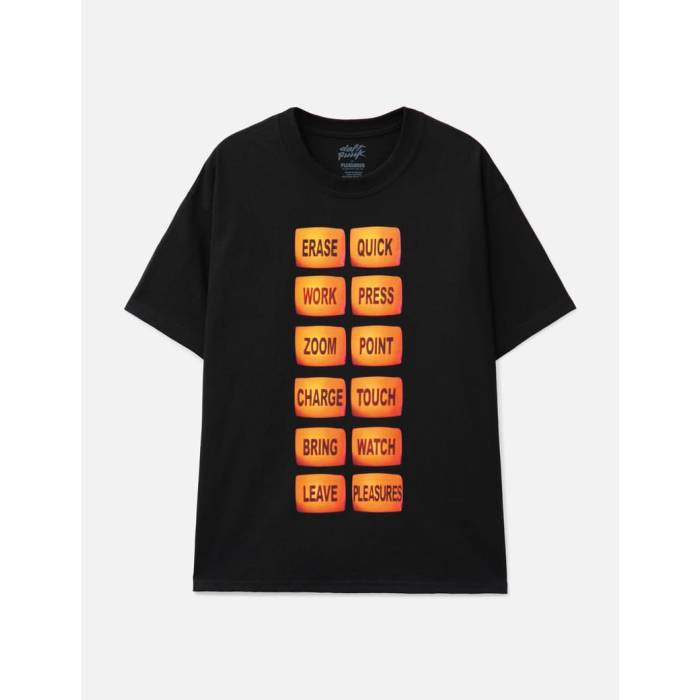 プレジャーズ Pleasures 【 X Daft Punk Technologic T-Shirt Men Black 】 ティーシャツ メンズ 黒いこと 黒いこと