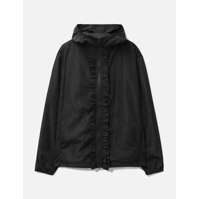 Nache 【 Ruffle Wind Breaker Women Black 】 レディース 黒いこと 黒いこと