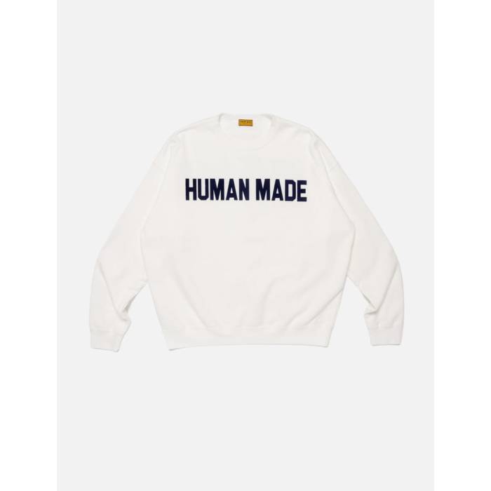 ヒューマンメイド Human Made 【 Wide Sweatshirt Unisex White 】 スウェット トレーナー ユニセックス 白色 ホワイト