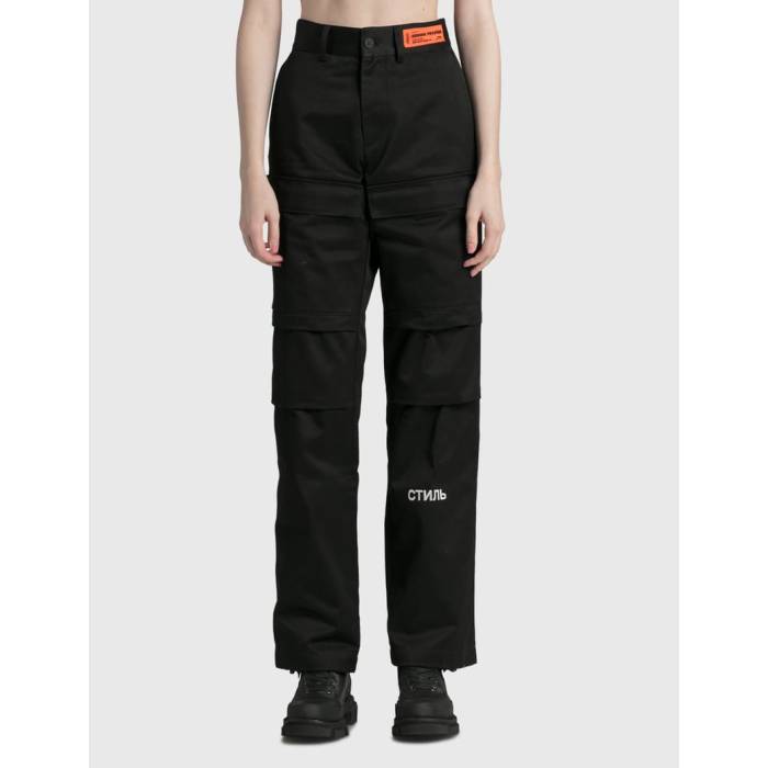 ヘロンプレストン Heron Preston 【 Ctnmb Canvas Cargo Pants Women Black 】 カーゴ レディース 黒色 ブラック