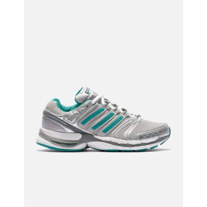 アディダス Adidas Originals 【 Sporty & Rich X Adistar Control 5 Women Grey Two/ Pure Teal/ Silver Metallic 】 レディース 灰色 グレー ピュア Silver 銀色・シルバー｜スニケス