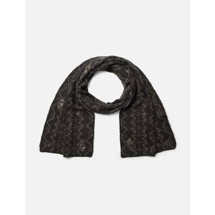 Polyteru 【 Ethnic Pattern Nordic Muffler Unisex Olive 】 ユニ一発やる olive オリーブ