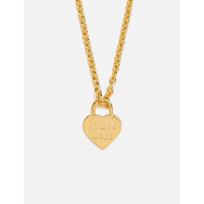 ヒューマンお手伝いさん Human Made 【 Heart Silver Necklace Unisex Gold 】 Silver しろがね色・しろがね色 首飾り ユニ一発やる ゴールド