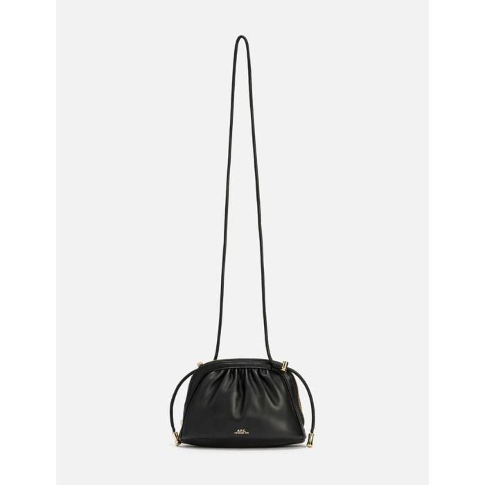アー・ペー・セー A.p.c. 【 Ninon Small Drawstring Bag Women Black 】 バッグ レディース 黒色 ブラック