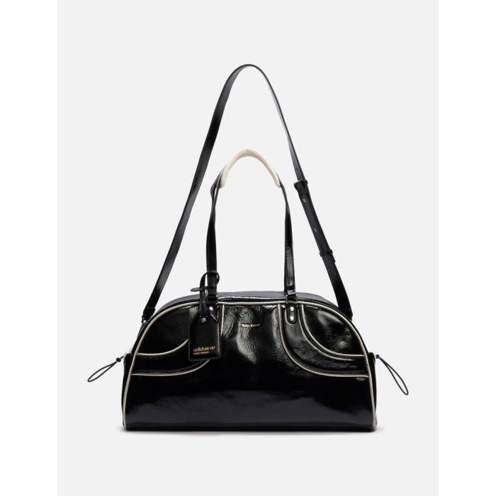 アディダス Adidas Originals 【 X Wales Bonner Leather Bag Unisex Black 】 レザー バッグ ユニセックス 黒色 ブラック