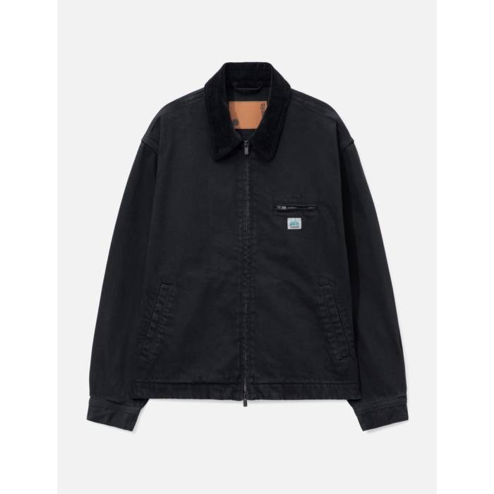 Vowels 【 Cord Collared Zip-Up Jacket Men Black 】 Jacket ジャケット メンズ 黒色 ブラック|スニケス