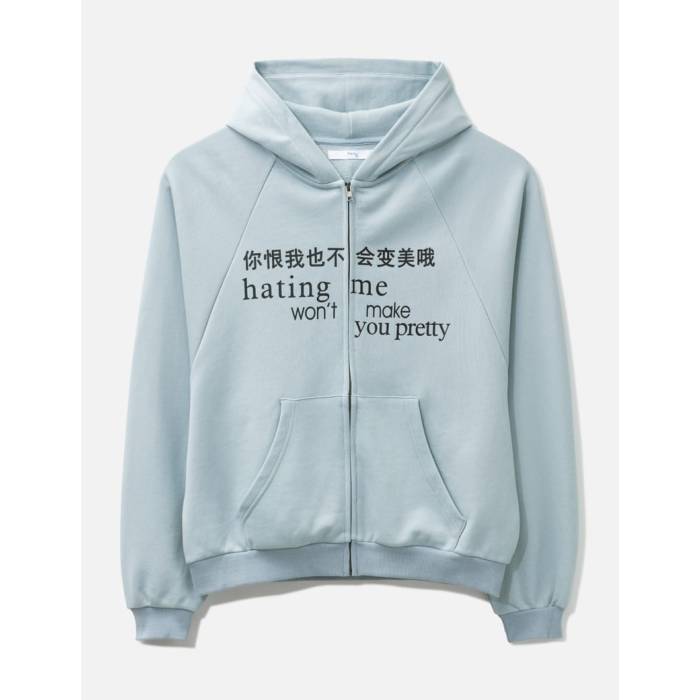 Praying 【 Hating Me Hoodie Women Sky Blue 】 フーディー パーカー レディース 天の原 青み 青色