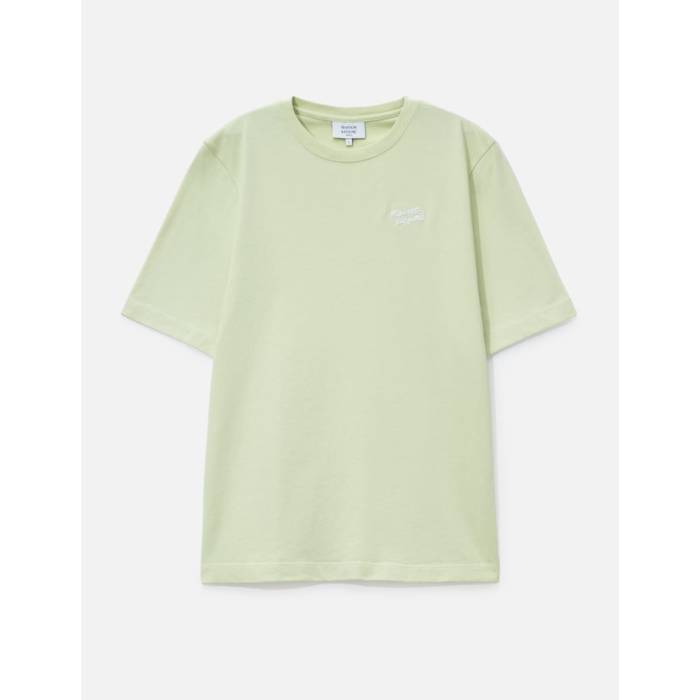 【 Handwriting Comfort T-Shirt Women Aloe Green 】 ティーシャツ レディース green 緑・緑であること