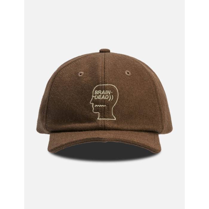Brain Dead 【 Batwing Logohead Flannel Hat Men Brown 】 メンズ 茶色 ブラウン｜スニケス