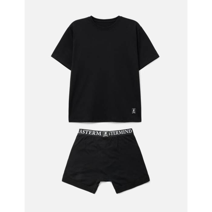 マスターマインドワールド Mastermind World 【 T-Shirt And Trunks Set Men Black 】 ティーシャツ メンズ 黒いこと 黒いこと