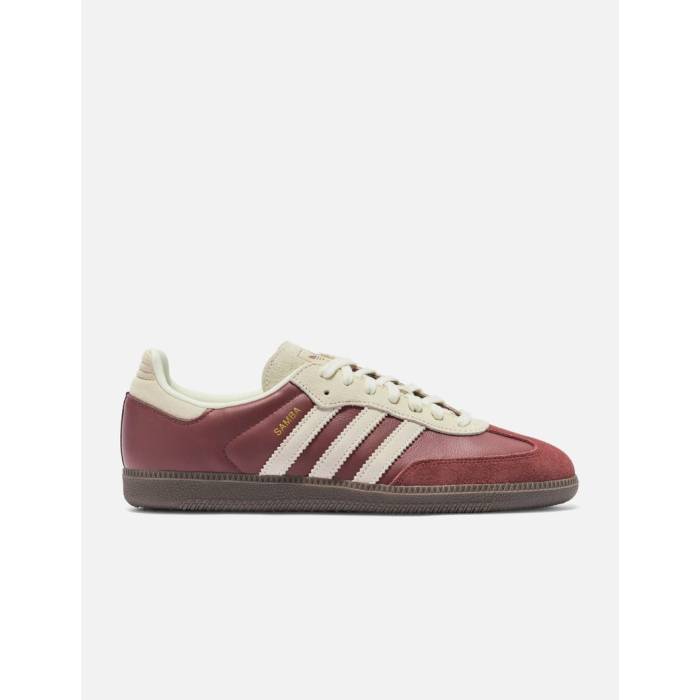 アディダス Adidas Originals 【 Samba Og Shoes Women Preloved Ruby/Cream White/Gum5 】 サンバ シューズ 運動靴 レディース クリーム 白色 ホワイト