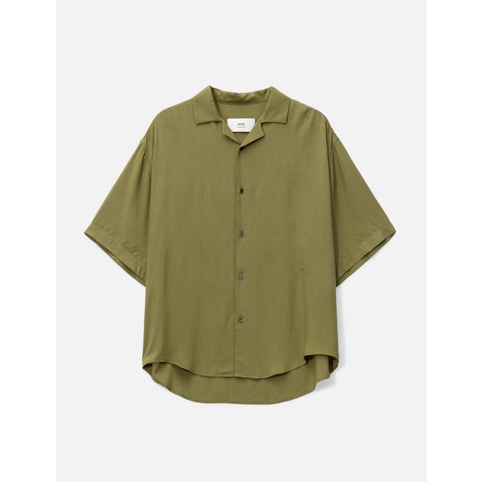 アミ Ami 【 Round Hem Short Sleeve Shirt Men Bronze 】 Sleeve スリーブ メンズ 銅・ブロンズ