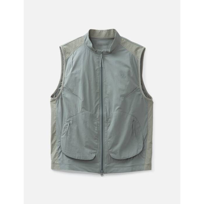 San San Gear 【 Terraface Vest Men Blue Gray 】 ベスト メンズ 青色 ブルー gray 灰色・グレー・グレイ