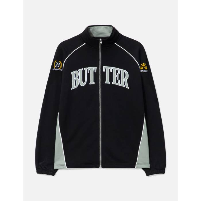 Butter Goods 【 Crown Applique Jacket Men Black 】 Jacket 上衣 メンズ 黒いこと 黒いこと
