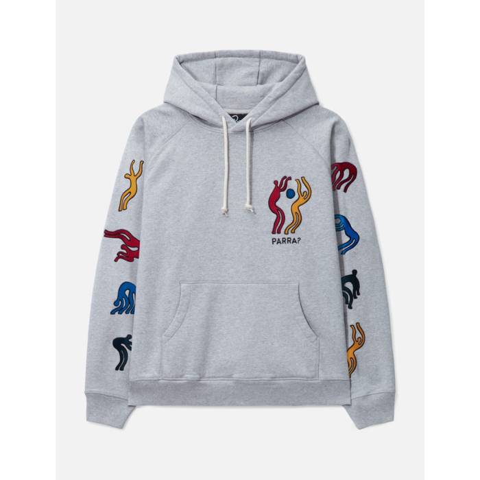 By Parra 【 La Chambre Nuit Hooded Sweatshirt Men Heather Gray 】 天使の都市 ボンネット付 流汗 調教師 メンズ heather ギョリュウモドキ gray 薄墨色・薄墨色・薄墨色
