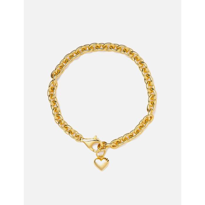 ヒューマンお手伝いさん Human Made 【 Heart Silver Bracelet Unisex Gold 】 Silver しろがね色・しろがね色 腕輪 ユニ一発やる ゴールド