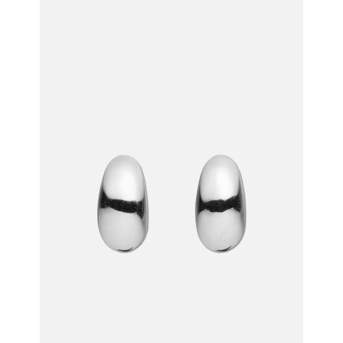 Maria Black 【 Tryvann Pillow Earring Unisex Silver 】 ピロー・枕・座布団 ユニ一発やる Silver しろがね色・しろがね色
