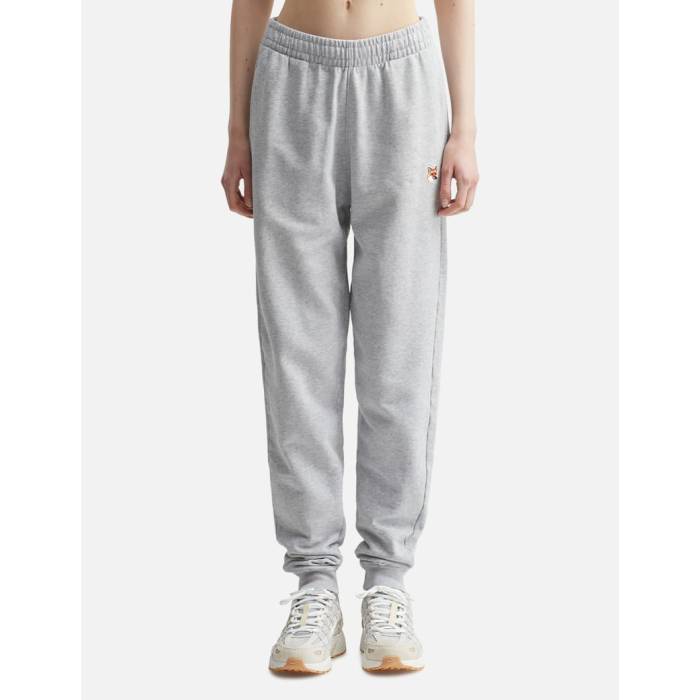 【 Fox Head Patch Regular Jog Pants Women Light Gray Melange 】 稲荷 レディース gray 薄墨色・薄墨色・薄墨色
