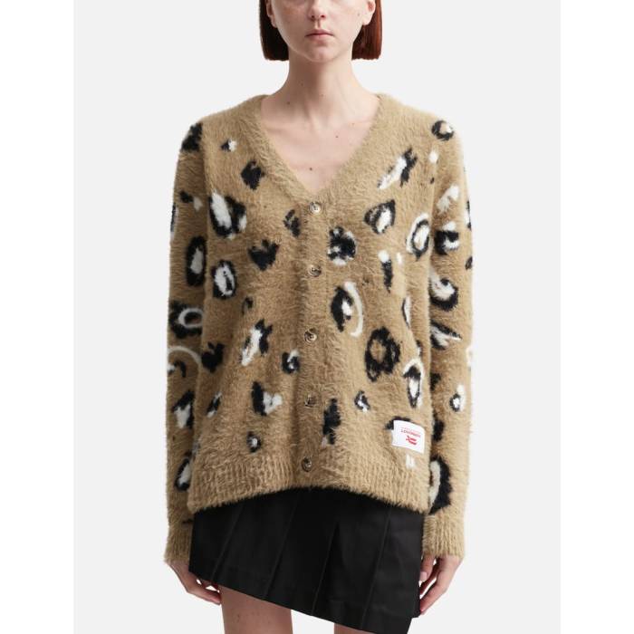 Charles Jeffrey Loverboy 【 Fluffy Label Cardi Unisex Brown 】 ユニセックス 茶色 ブラウン