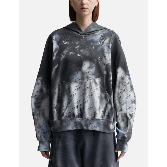 【 Embroidered Hoodie Unisex Cool Gray 】 フーディー パーカー ユニセックス クール gray 灰色・グレー・グレイ