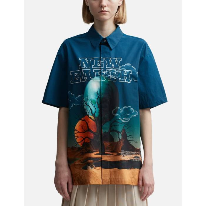 Dhruv Kapoor 【 New Earth Engineered Shirt Unisex Multicolor 】 ユニセックス