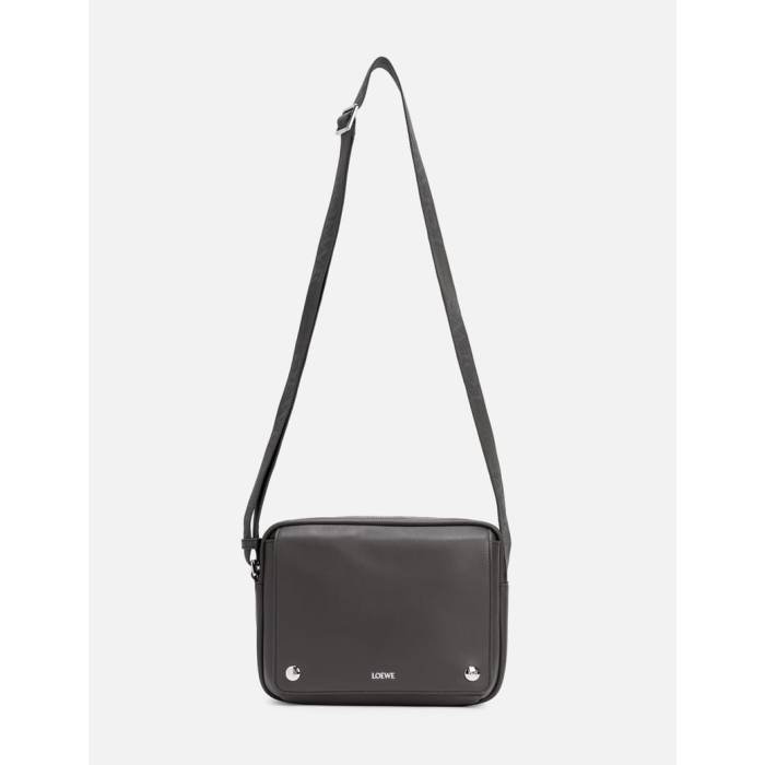ロエベ Loewe 【 Medium Pebble Messenger Bag Unisex Dark Grey 】 バッグ ユニセックス 灰色 グレー 291,015円