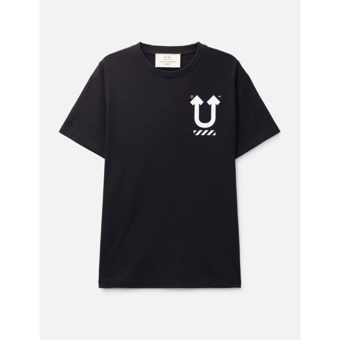 【 Off-White Skeleton Dart T-Shirt Men Black 】 象牙色 ダート プルオーバー メンズ 黒いこと 黒いこと