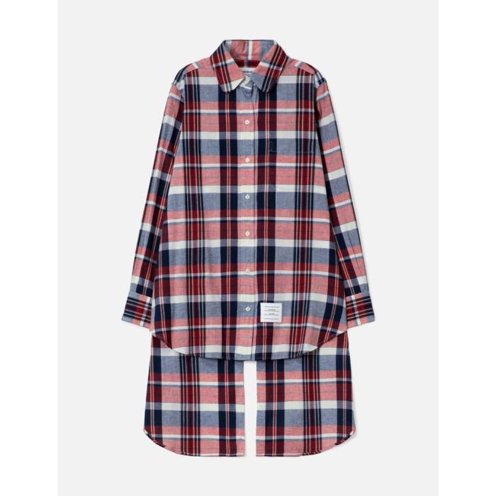トム 赤銅色 Thom Browne 【 Open Back Twisted Shirt Men Multicolor 】 メンズ