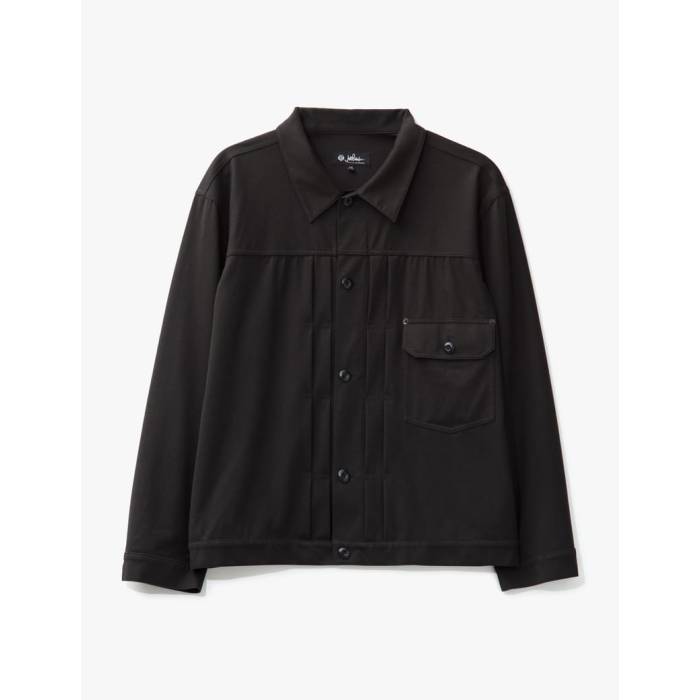 Loro Piana 【 Hiroshi Fujiwara Trucker Jacket Men Black 】 トラッカー Jacket 上衣 メンズ 黒いこと 黒いこと