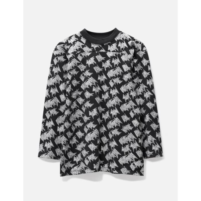 Erl 【 Unisex Mock Neck T-Shirt Unisex Black 】 Tシャツ ユニセックス 黒色 ブラック