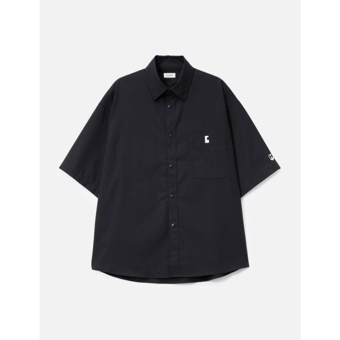 Clesste 【 Hbx Exclusive ? Short Sleeves City Uniform Shirt Men Black 】 シティ メンズ 黒いこと 黒いこと