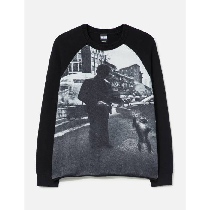 Babylon 【 Raglan Sweater Men Jet Black Multi 】 Raglan ラグラン 調教師 メンズ 黒いこと 黒いこと