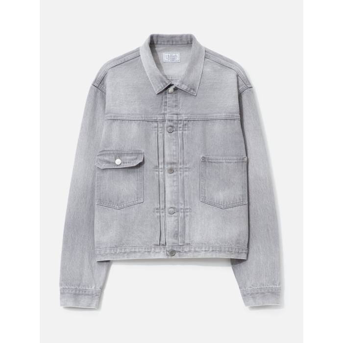 Unlikely 【 Time Travel Trucker Jacket Gray Denim Men Used Gray 】 タイム トラッカー Jacket ジャケット gray 灰色・グレー・グレイ デニム メンズ gray 灰色・グレー・グレイ｜スニケス