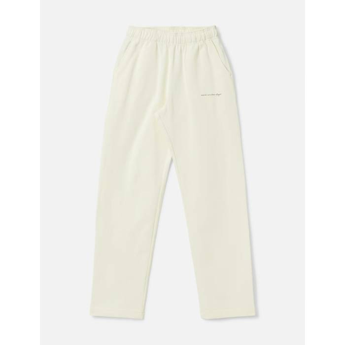 Warm Winter Days 【 Straight Leg Sweatpants Unisex Milk 】 ロングタイツ ユニセックス|スニケス
