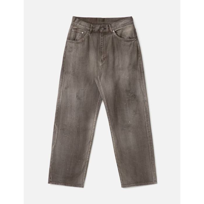 Ancellm 【 Tapared Denim Pants Men Brown 】 ジーンズ メンズ 赤銅色 赤銅色