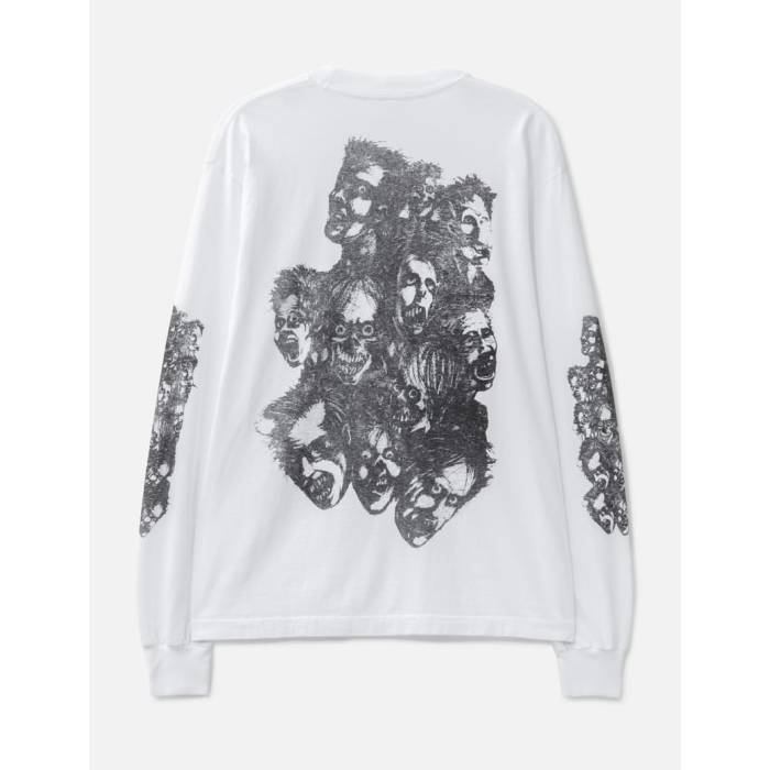 Basketcase 【 Bogey Long Sleeve Unisex White 】 Sleeve スリーブ ユニセックス 白色 ホワイト