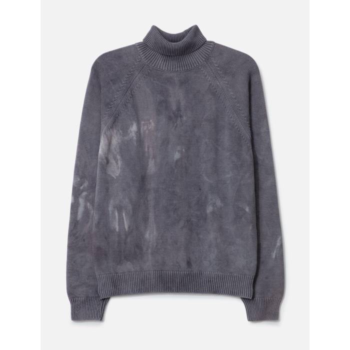 Neithers 【 Boxer High Neck Knitted Sweater Men Rhus Indigo Mint 】 ご機嫌 調教師 メンズ 藍色・インディゴ