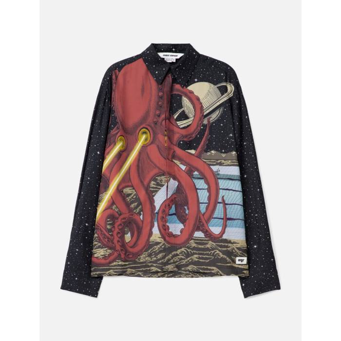 Dhruv Kapoor 【 Engineered Explorers Long Shirt Unisex Black 】 ユニセックス 黒色 ブラック