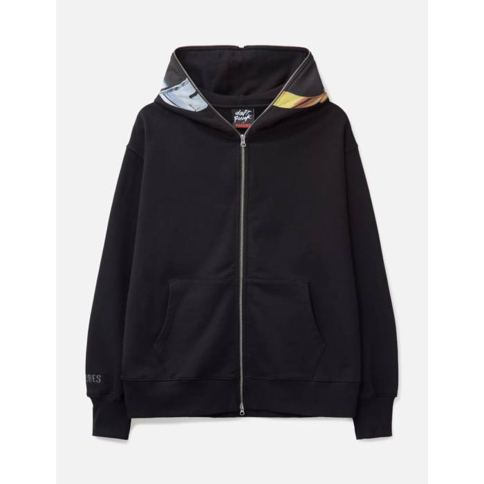 プレジャーズ Pleasures 【 X Daft Punk Ram Zip Hoodie Men Black 】 フーディー パーカー メンズ 黒いこと 黒いこと