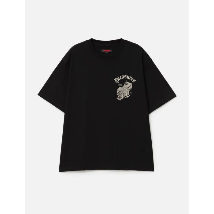 プレジャーズ Pleasures 【 Chapel Heavyweight Shirt Men Black 】 メンズ 黒色 ブラック